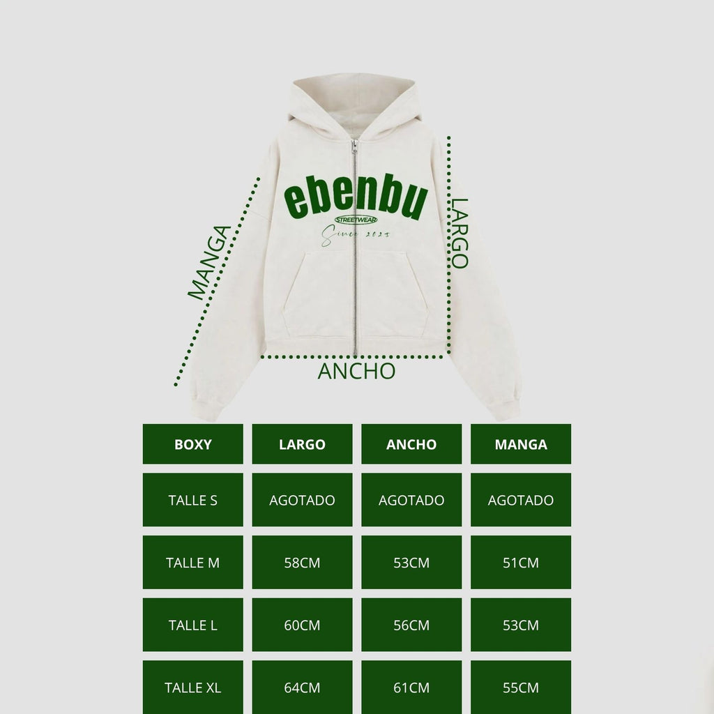Campera Boxy "Cesped"