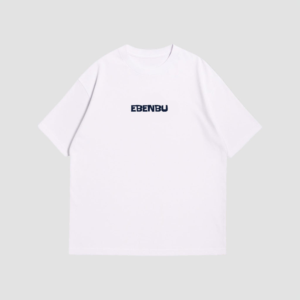 Remera Over Boxy "Blue Palm"