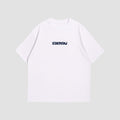 Remera Over Boxy "Blue Palm"